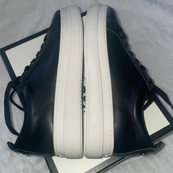 NWT J/SLIDES NOCA Black Leather Sneaker - Picture 13 of 15